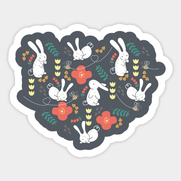 Rabbit Season Sticker by LimeGreenPalace